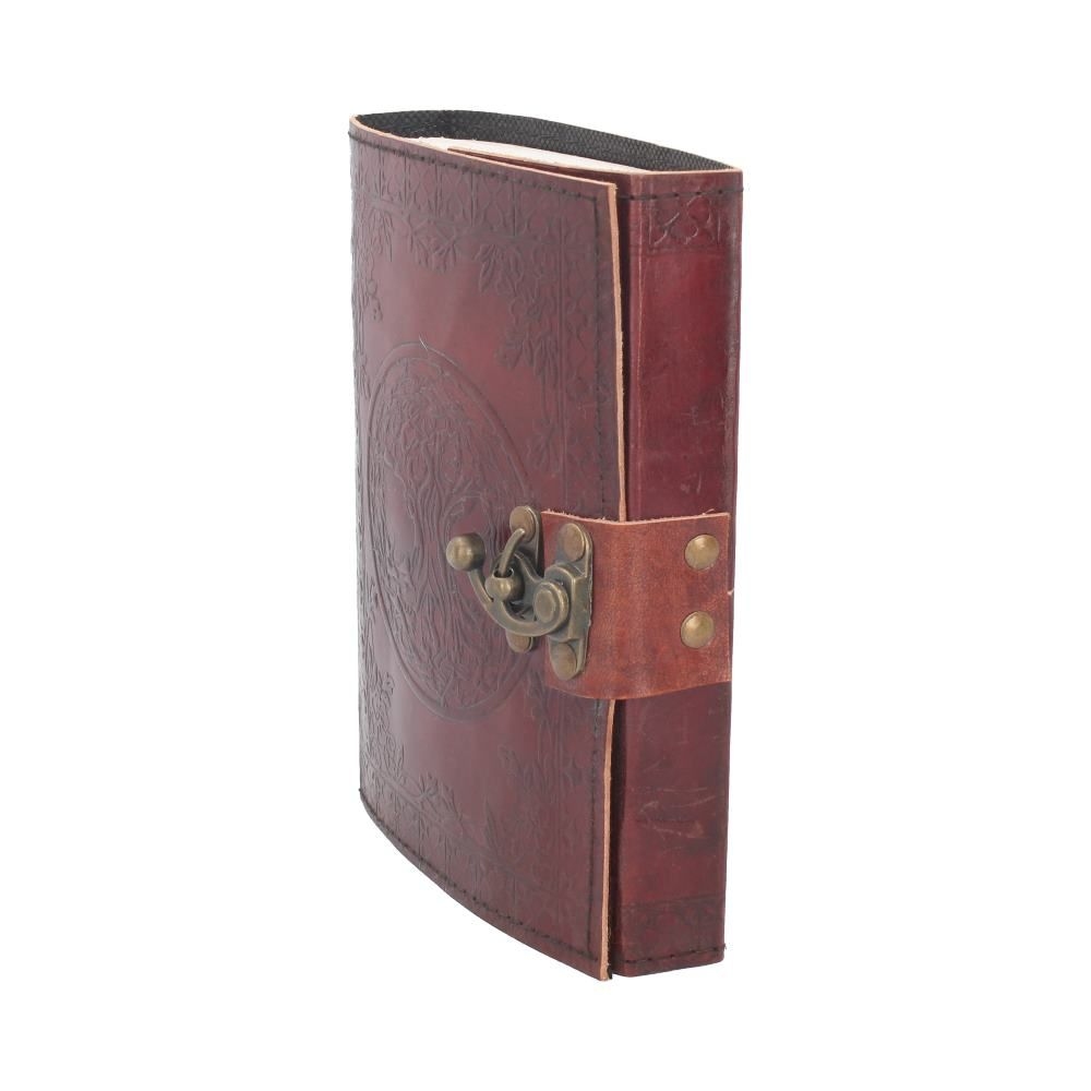 Nemesis Now - Tree Of Life Leather Journal w/lock 15 x 21cm Notizbuch - Mehrfarben
